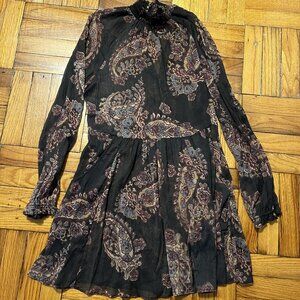 Free People Paisley Sheet Dress